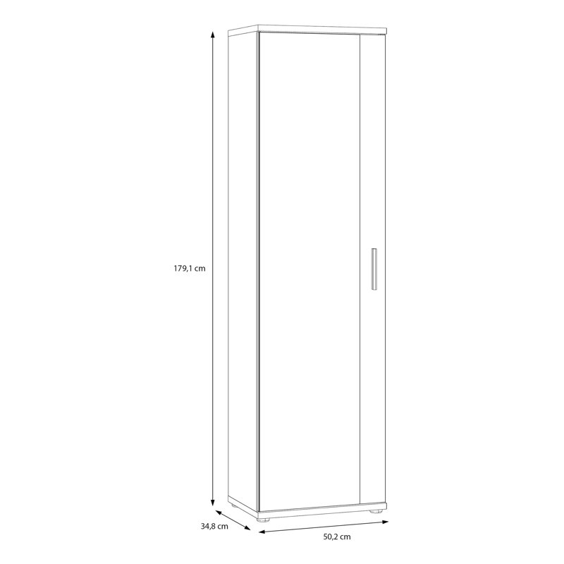 14 Pair Shoe Storage Cabinet, Brown
