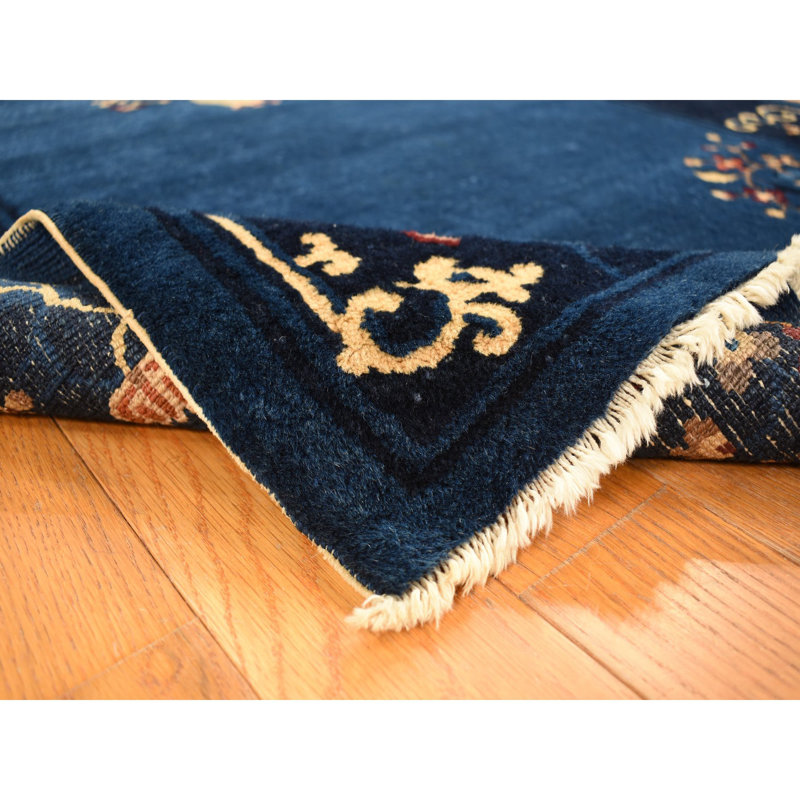 Ticuta One-of-a-Kind 3' X 5'8" 1910s Wool Area Rug Blue
