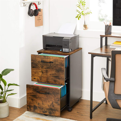 Franny 42cm Wide 2 -Drawer Mobile File Cabinet
