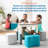 ECR4Kids SoftZone Toddler Modular Stool Seating Set, Classroom Furniture, 6-Piece-59602038