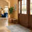  Washable Non-Slip Rug - Brown Striped Area Rug for Living Room, Bedroom, Dining Room, and Kitchen-114442229