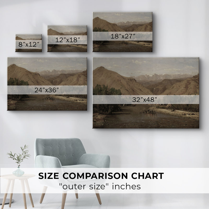Paysages rétro-CLXI -Galerie enveloppée Cavas, 18 x 27