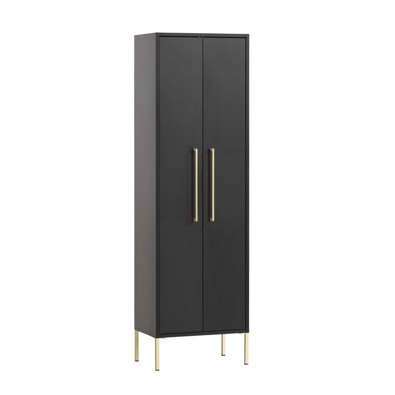 Sarah Linen Cabinet, Schwarz