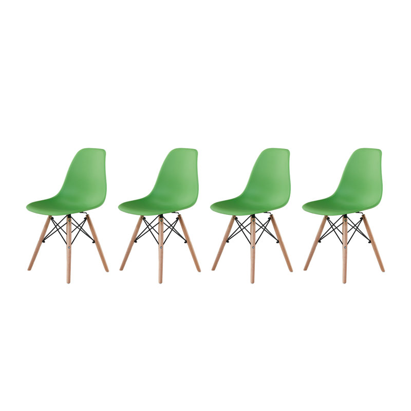 Chaise d'appoint Baranowski, Vert / naturel, 4