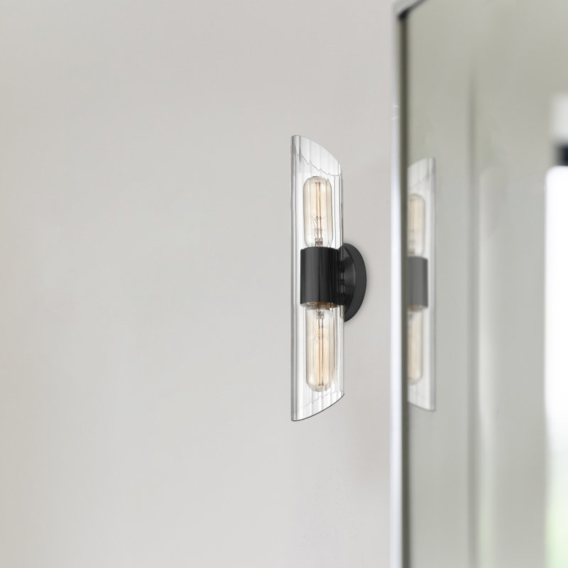 Éclairage pour meuble-lavabo 2 lumières Samantha, Noir