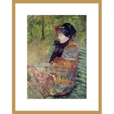 «Portrait of Mlle C. Lydia Cassatt» par Mary Cassatt - Impression sur toile