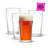 JoyJolt Grant Beer Drinking Glasses, 19 oz