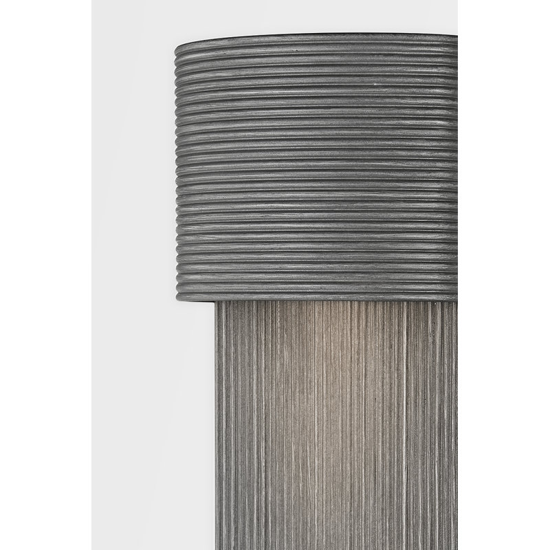 Tempe 1 Light Wall Sconce, Graphite, 17" H x 6.75" W x 3.5" D