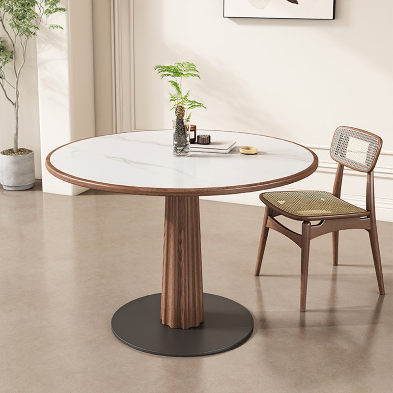 Table de salle à manger blanche, H 29,53 po x L 39,37 po x l 39,37 po