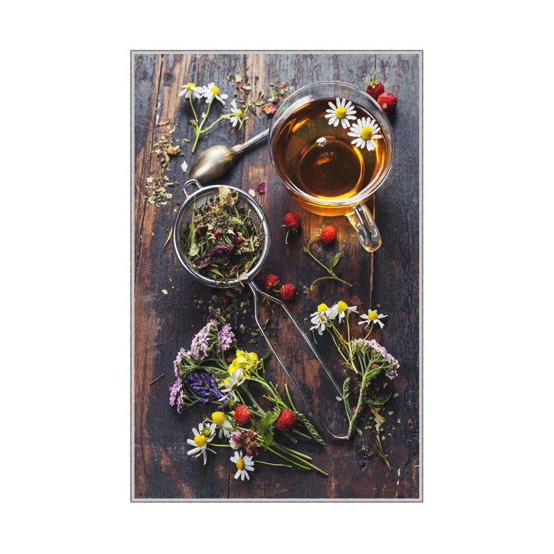 Stylish Hall Carpet (2.6 x 4.9 ft), 100% Polyester, 650 g/m² | Antibacterial, Non-Slip Underside, 0.3 in Pile Height | Machine Washable, 3D Digital Printing | Perfect for Entryway, Living Room, and Bedroom Décor