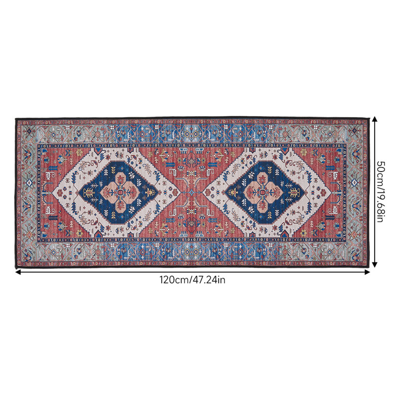 Abstract Machine Tufted 120cm X 50cm Area Rug