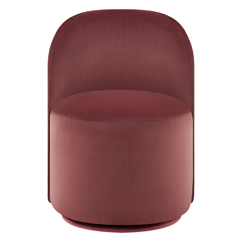Sharlene Swivel Side Chair, Falkirk Reddish Brown