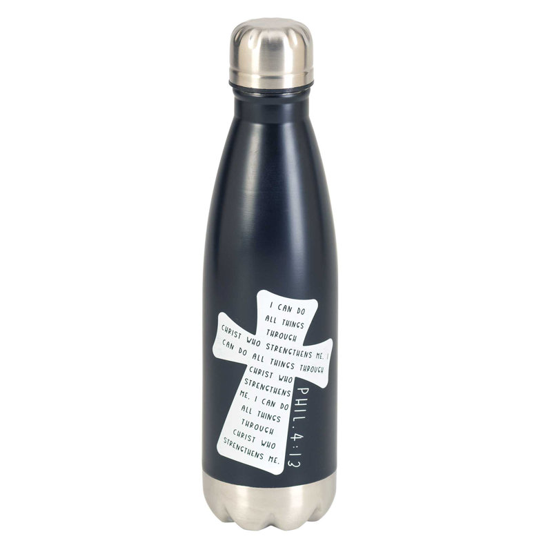 Bouteille d'eau en acier inoxydable 17 oz I Can Do All Things