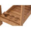 Table de barbecue multifonctionnelle en bois massif de style rustique pour barbecue et jardin