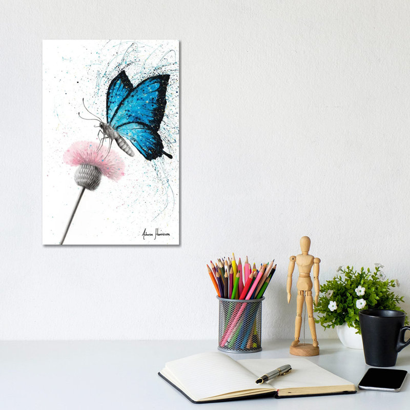 Sugar Butterfly by Ashvin Harrison - Wrapped Canvas Print, 30.48cm H x 20.32cm W