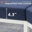 Ensemble de canapé modulaire d'extérieur en aluminium Sunbrella®-1889647526-1889647520