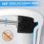 Ensemble de 2 brosses de toilette et porte-brosses, brosse de toilette en acier inoxydable 304 avec poignée longue et confortable, brosse de cuvette de toilette (or)