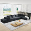 Ensemble de canapé modulaire rembourré Boneless, ensemble de canapé modulaire de salon modulaire-1850515285