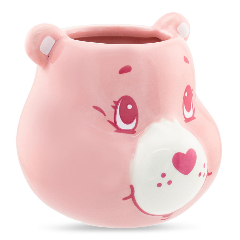 Petite tasse en céramique sculptée Care Bears Cheer Bear | Peut contenir 3 onces