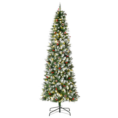 6' H Lighted Artificial Spruce Christmas Tree