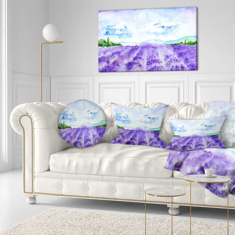 Coussin lombaire lavande Fields Water