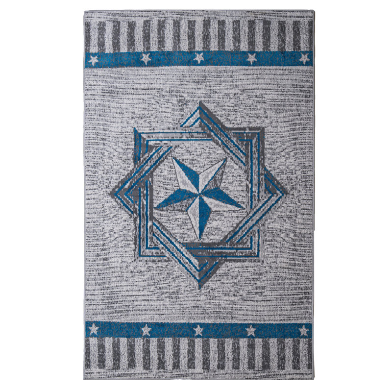 Mcmeans Indoor Rug, Rectangle 3'6" x 5'6"