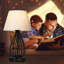 Lampe de table USB en métal Alexander-James