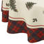 Christmas Tree Floral Round Tablecloth