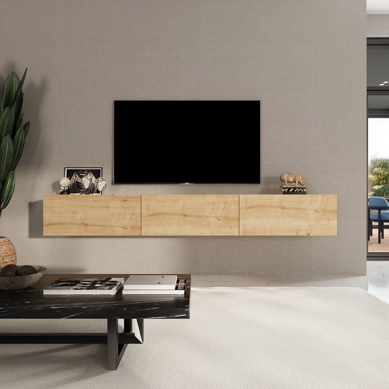 Crédence de rangement l 70,00 po Ragini, Oak