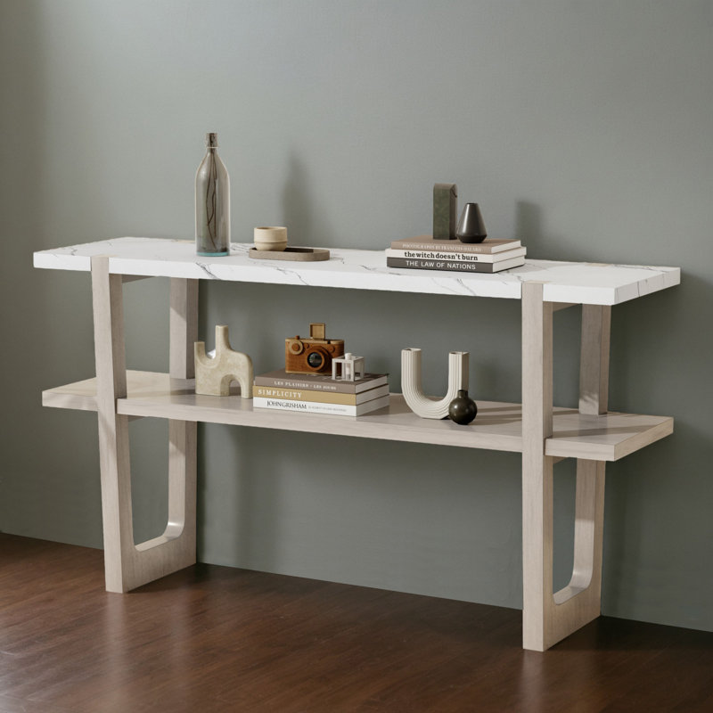 Table d'appoint 54 po pour vestibule, Gris délavé