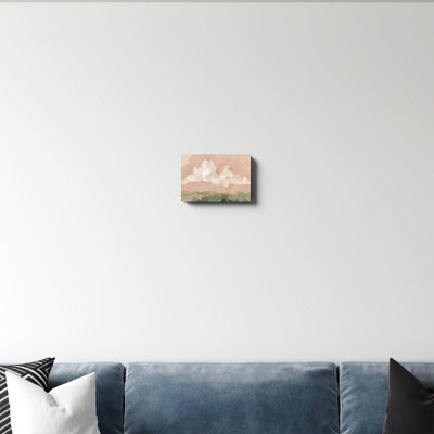 " Pink Haze Sunset I " by Emma Scarvey Painting Print