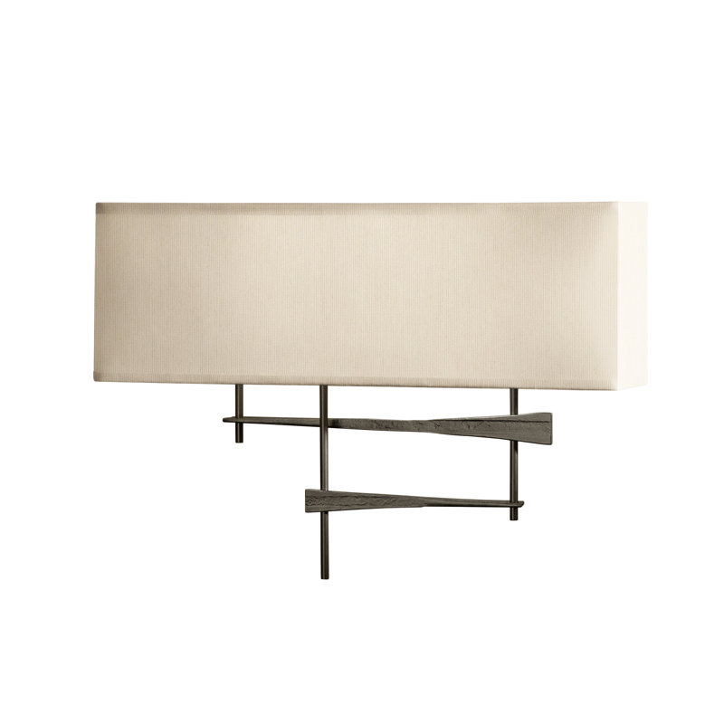 Cavaletti 2 - Light Flush Mounted Sconce, Flax, Natural Iron