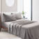 Stone Washed Pure Linen Sheet Set, Fitted Sheet 16" Pocket