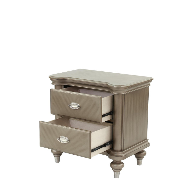 Table de chevet en champagne