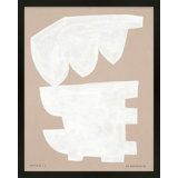 Modules In White 1 Painting by Michael Kempen