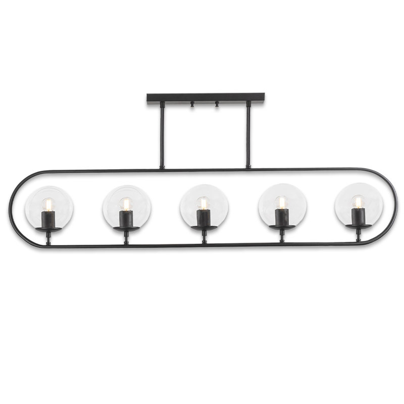 Luminaire suspendu pour îlot de cuisine 5 lumières