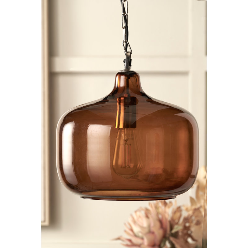 Corby 1 - Light Silver Pendant