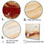«Gold and Red Soft Wave Fusion», impression sur toile abstraite-1793443001-1793443143