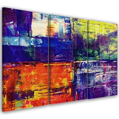 Colorful, Hand, Abstract - Wrapped Canvas Print