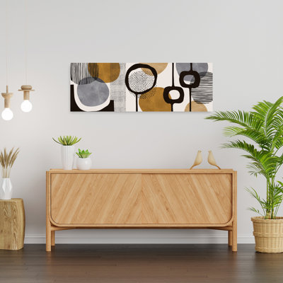 Art mural expressif contemporain abstrait expressif