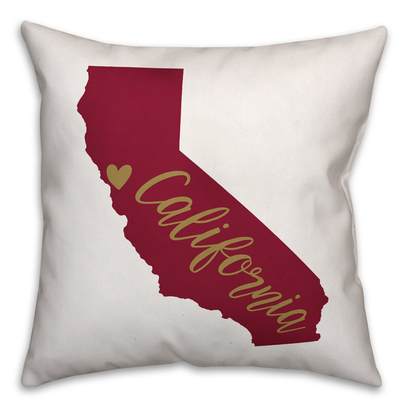 Coussin de californie, 16 po x 1 po