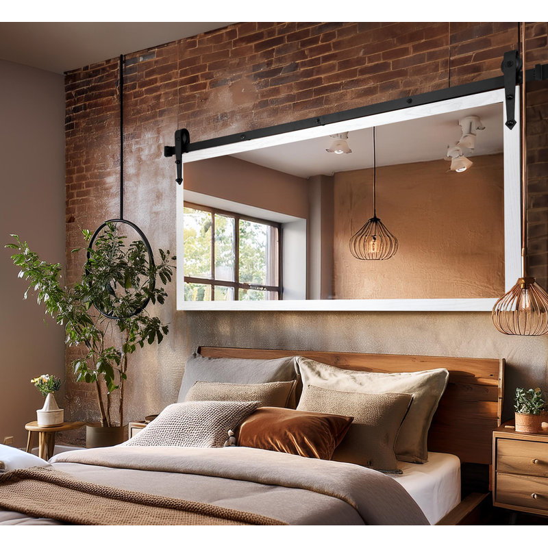 Miroir Gracie Oaks, 33 po x 56 po, Blanc