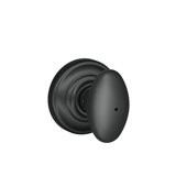 Siena Knob with Andover Trim Bed and Bath Lock