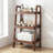 3-Tier Beech Wood Shoe Rack Storage Bench - Walnut Finish for Entryway, Hallway Organizer-1992177476