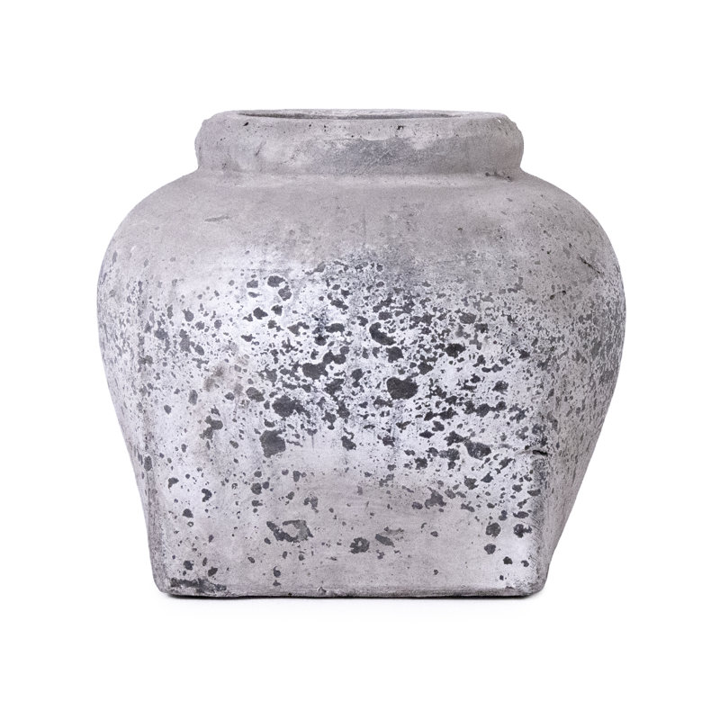 Handmade Ceramic Table Vase, 7.5" H x 8.5" W x 8.5" D