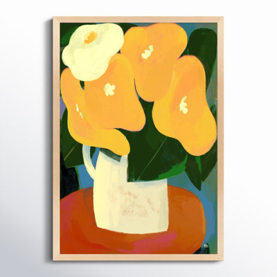 Juliane "My Yellow Flowers" Painting