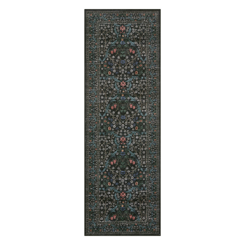 Machine Washable Rug Non Slip Non Shedding Rug Foldable Indoor Carpet for Living Room Bedroom Playroom Dorm Home Office