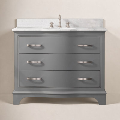Goleta 42" Pine Single Bathroom Vanity