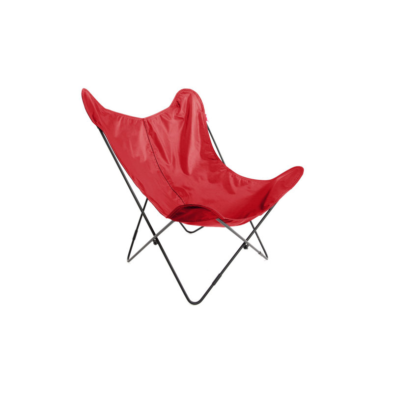 Falstaff Upholstered Accent Chair, Red, Black