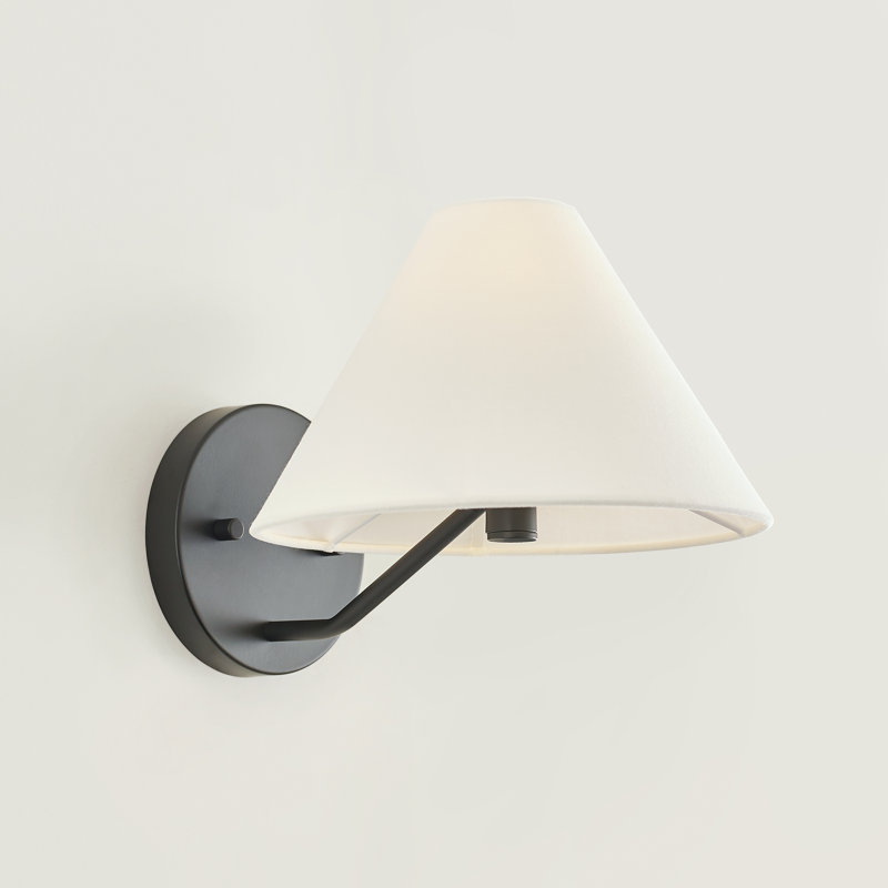 Burke 1-Light Medium Sconce, Midnight Black